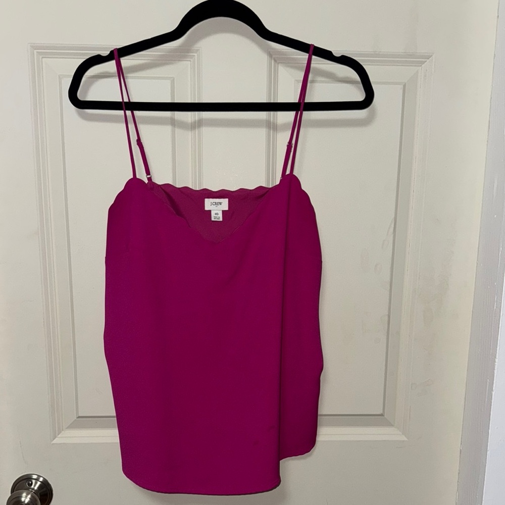 J. Crew Pink Sleeveless Relaxed Camisole